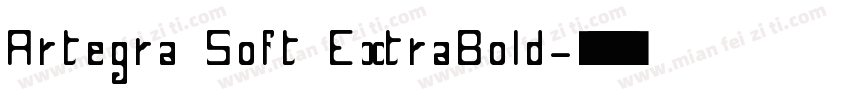 Artegra Soft ExtraBold字体转换